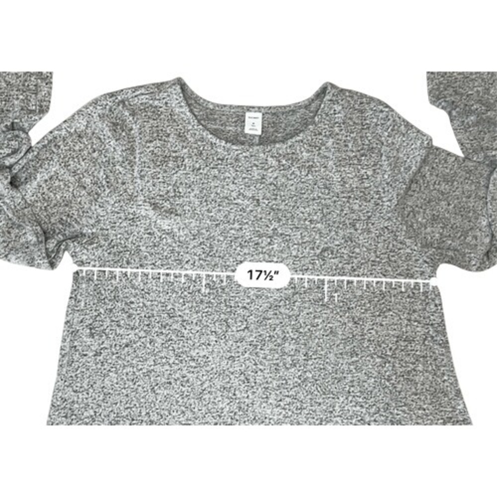 Old Navy Crewneck Grey Swing Dress Knit MEDIUM TALL Sweater-like Casual - Picture 6 of 12